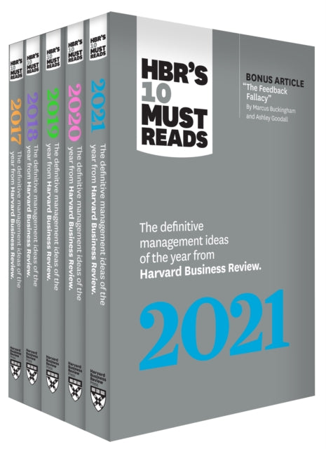 Book cover of: 5 Years of Must Reads from HBR: 2021 Edition (5 Books). By: Harvard Business Review