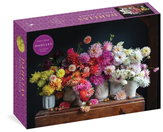 Book cover of: Dahlias 750-Piece Puzzle. By: Artisan Puzzle
