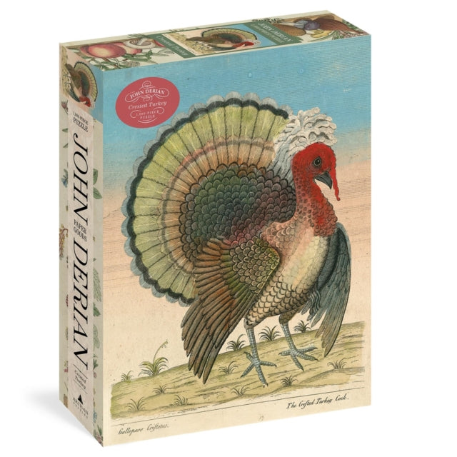 Book cover of: John Derian Paper Goods: Crested Turkey 1,000-Piece Puzzle. By: John Derian