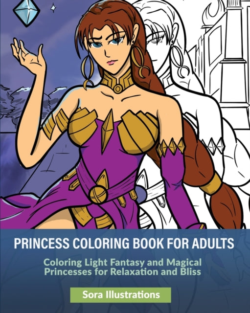Book cover of: Princess Coloring Book for Adults