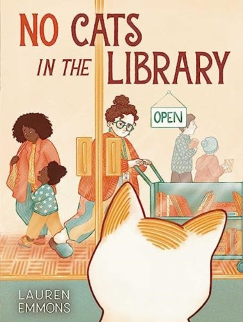 Book cover of: No Cats in the Library. By: Lauren Emmons