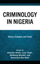 Book cover of: Criminology in Nigeria. By: Abiodun Raufu