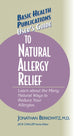 Book cover of: User's Guide to Natural Allergy Relief. By: Jonathan M. Berkowitz