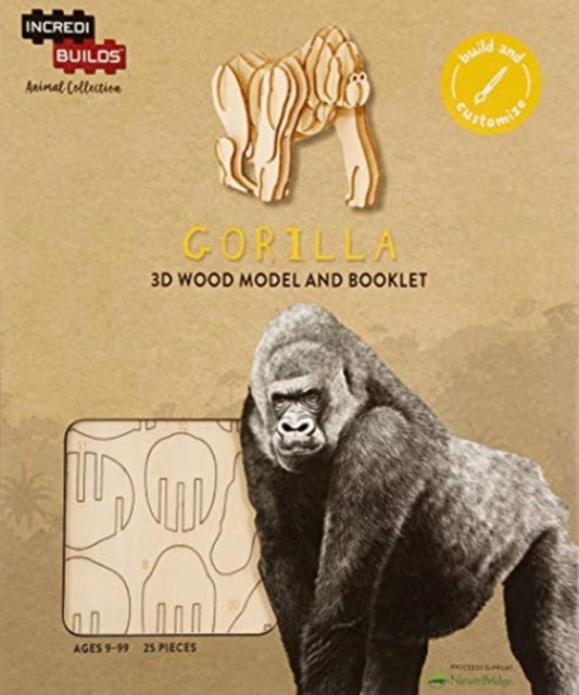 Book cover of: IncrediBuilds Animal Collection: Gorilla