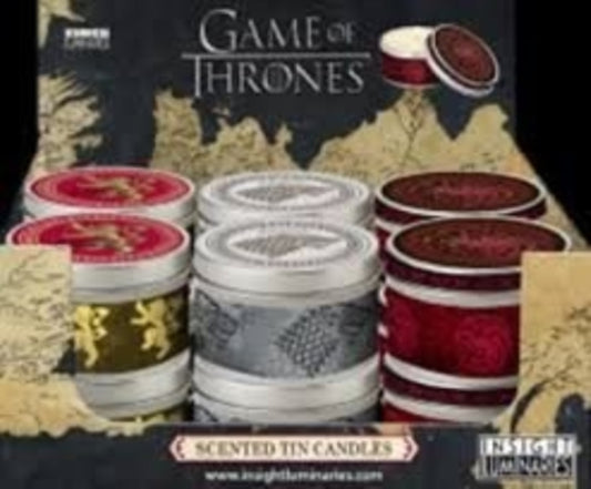 Book cover of: Game of Thrones: Mixed Scent Tin Candles 12-pack