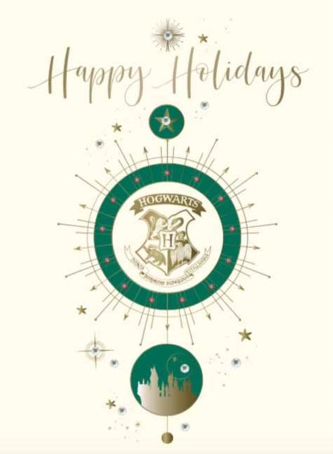 Book cover of: Harry Potter: Hogwarts Crest Holiday Embellished Card