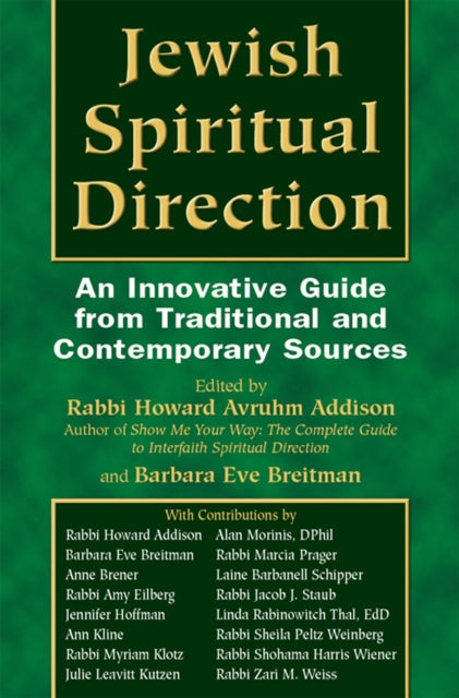 Book cover of: Jewish Spiritual Direction. By: Howard A. Addison