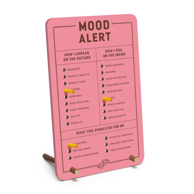 Book cover of: Knock Knock Mood Alert Desktop Pegboard