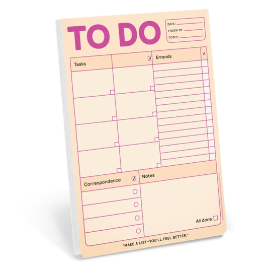 Book cover of: Knock Knock To Do Pad (Pastel Edition)