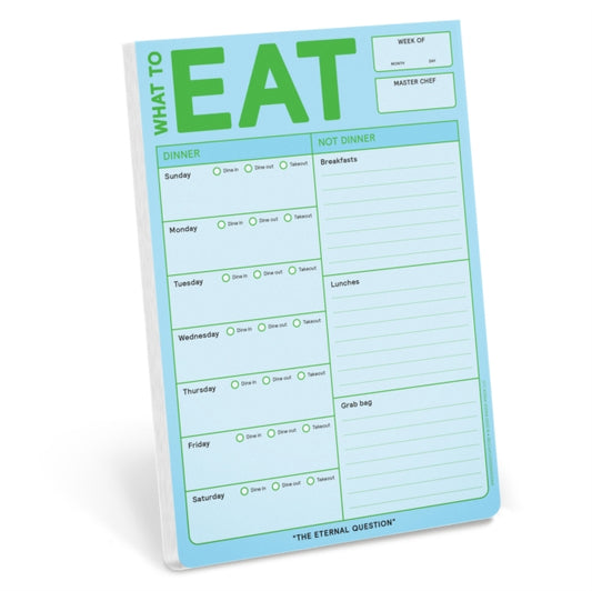 Book cover of: Knock Knock What to Eat Pad (Pastel Edition)