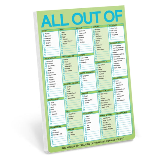Book cover of: Knock Knock All Out Of Pad with Magnet (Pastel Edition)