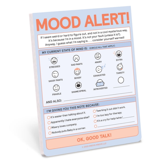 Book cover of: Knock Knock Today's Mood Nifty Note (Pastel)