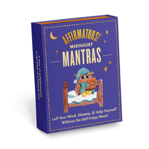 Knock Knock Affirmators!® Mantras Midnight Affirmation Cards Deck