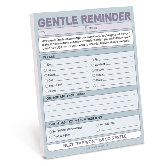 Book cover of: Knock Knock Gentle Reminder Nifty Note (Pastel Version)