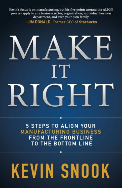 Book cover of: Make It Right. By: Kevin Snook