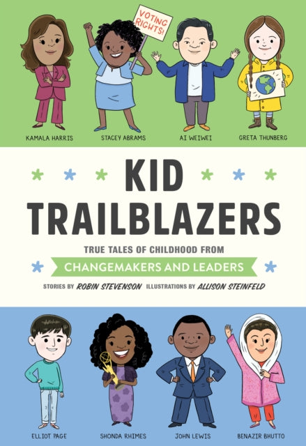 Book cover of: Kid Trailblazers. By: Robin Stevenson
