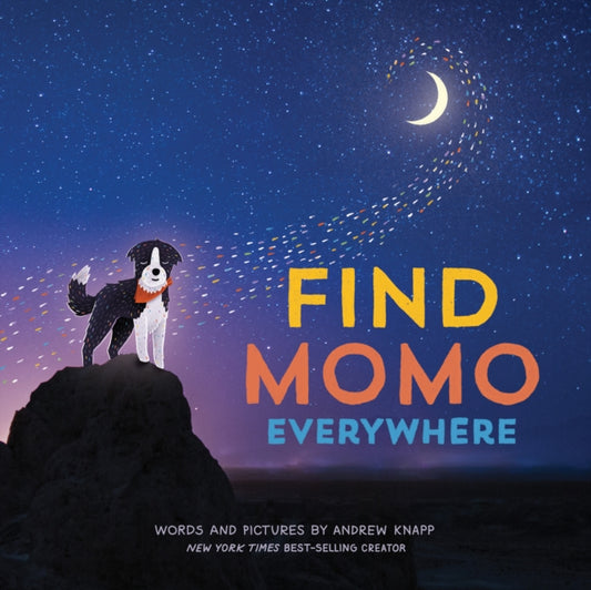 Book cover of: Find Momo Everywhere. By: Andrew Knapp