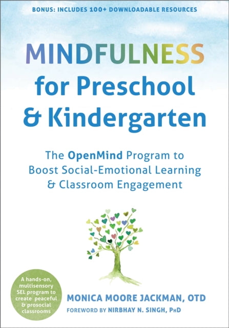 Book cover of: Mindfulness for Preschool and Kindergarten. By: Monica Moore Jackman