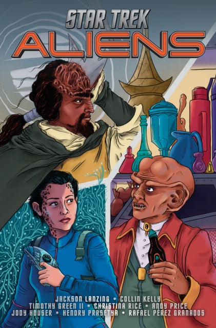 Book cover of: Star Trek: Aliens. By: Jackson Lanzing