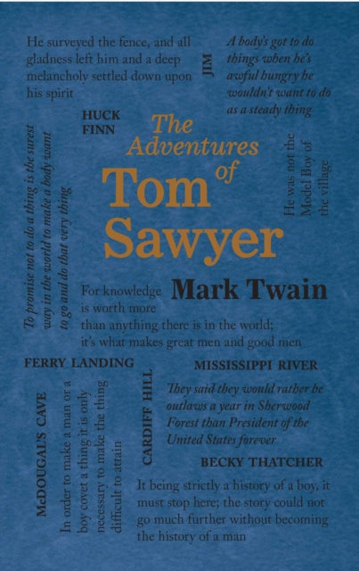 Book cover of: Adventures of Tom Sawyer. By: Mark Twain