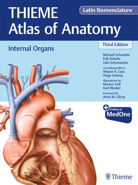 Book cover of: Internal Organs (THIEME Atlas of Anatomy), Latin Nomenclature. By: Michael Schuenke