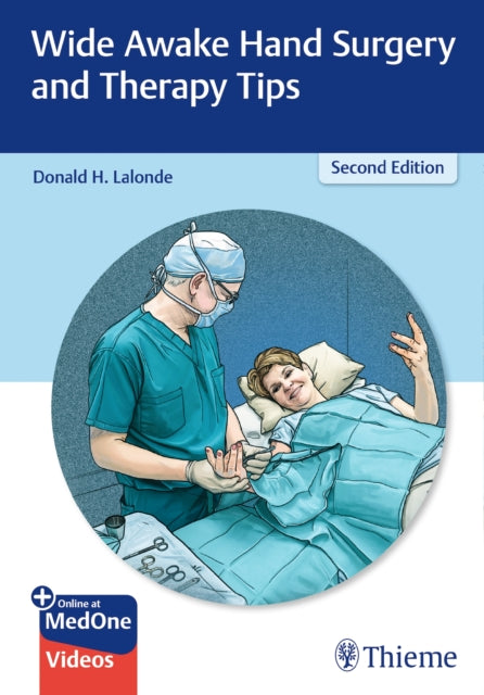 Book cover of: Wide Awake Hand Surgery and Therapy Tips. By: Donald Lalonde