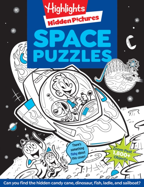 Book cover of: Space Puzzles. By: Highlights
