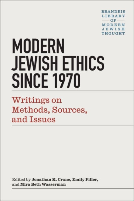 Book cover of: Modern Jewish Ethics since 1970