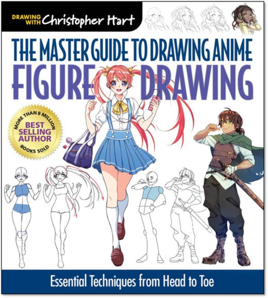 Book cover of: Master Guide to Drawing Anime: Expressions & Poses. By: Christopher Hart