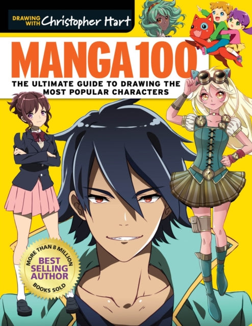 Book cover of: Manga 100. By: Christopher Hart