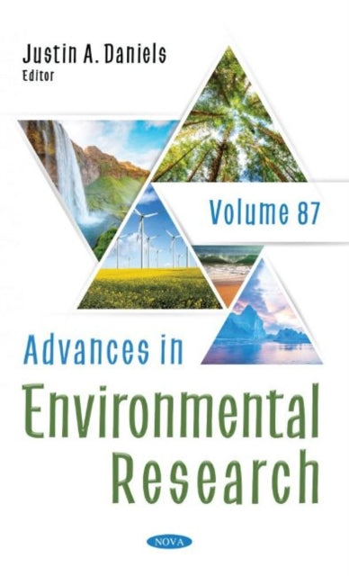 Book cover of: Advances in Environmental Research. By: Justin A. Daniels