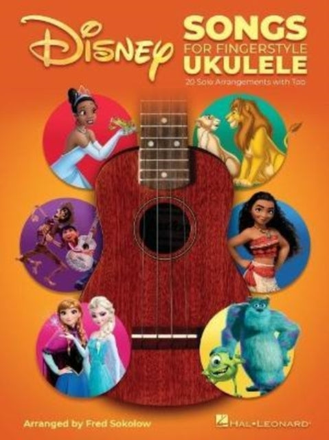 Book cover of: Disney Songs for Fingerstyle Ukulele. By: Hal Leonard Corp.