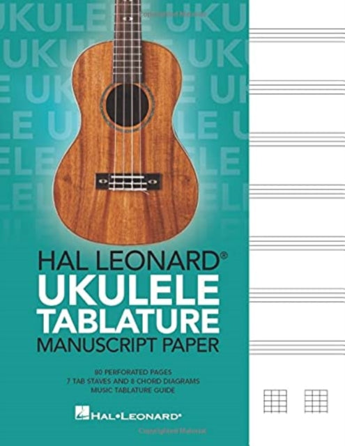 Book cover of: Hal Leonard Ukulele Tablature Manuscript Paper