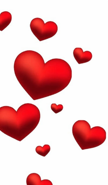 Book cover of: Valentine's red Hearts Creative blank Journal. By: Michael Huhn