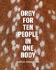 Book cover of: Isabelle Albuquerque: Orgy for Ten People in One Body. By: Isabelle Albuquerque