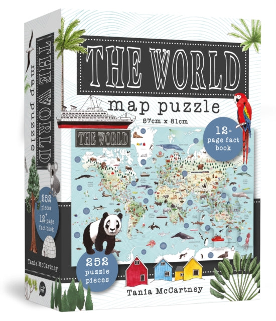 Book cover of: World Map Puzzle