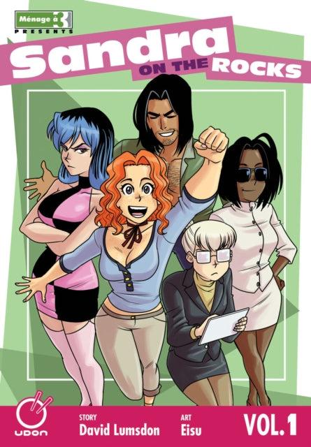 Book cover of: Sandra on the Rocks Volume 1. By: David Lumsdon