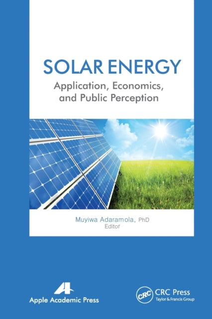 Book cover of: Solar Energy. By: Muyiwa Adaramola