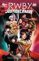 Book cover of: RWBY/Justice League. By: Marguerite Bennett