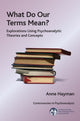 Book cover of: What Do Our Terms Mean?. By: Anne Hayman