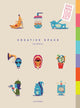 Book cover of: Creative Space Journal. By: Irving Lucy