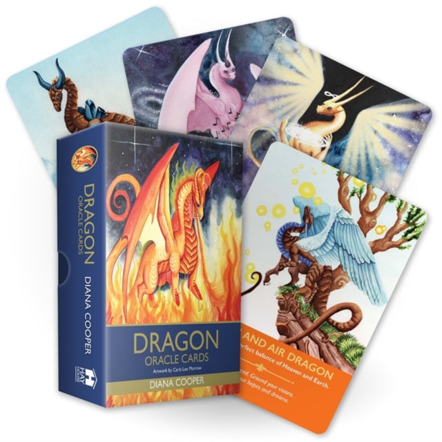 Book cover of: Dragon Oracle Cards. By: Diana Cooper