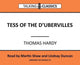 Book cover of: Tess of the d'Urbervilles