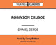 Book cover of: Robinson Crusoe
