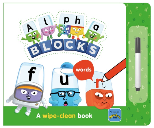 Alphablocks Words: A Wipe-Clean Book 9781782269571 Sweet Cherry Publishing