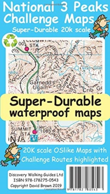 Book cover of: National 3 Peaks Challenge Maps