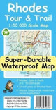 Book cover of: Rhodes Tour and Trail Map