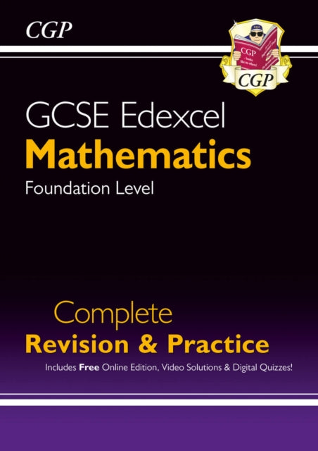GCSE Maths Edexcel Complete Revision & Practice: Foundation inc Online Ed, Videos & Quizzes 9781782949985 CGP Books