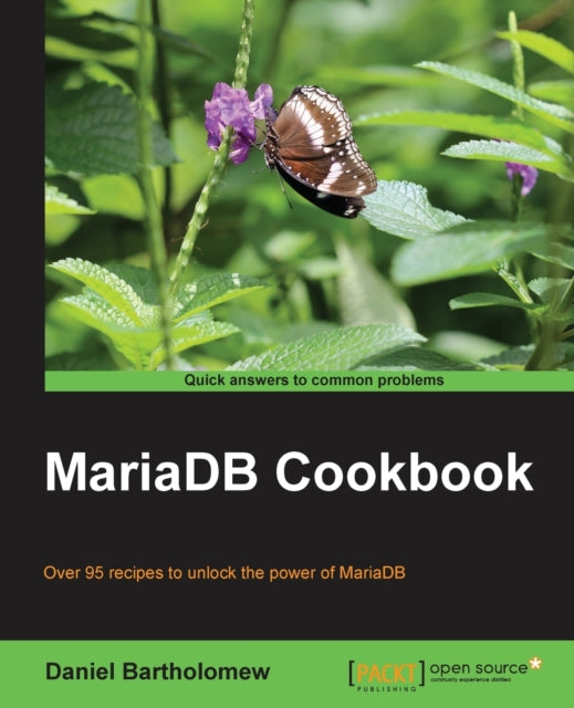 Book cover of: MariaDB Cookbook. By: Daniel Bartholomew