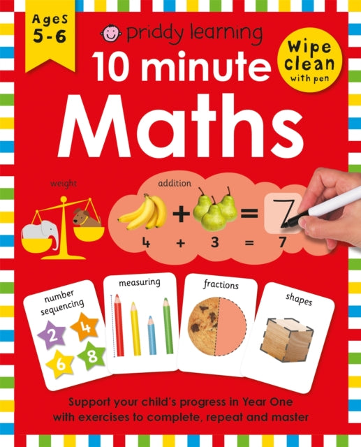 Book cover of: 10 Minute Maths. By: Priddy Books